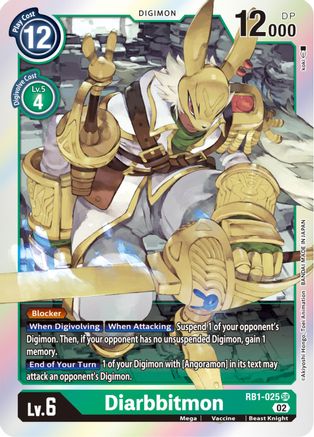 Diarbbitmon (RB1-025) - Resurgence Booster Foil