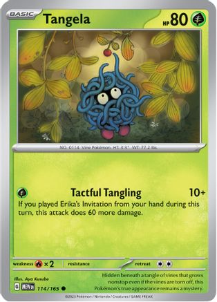 Tangela 114/165 SV Scarlet & Violet 151 - Common