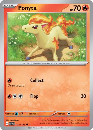 Ponyta 077/165 SV Scarlet & Violet 151 - Common