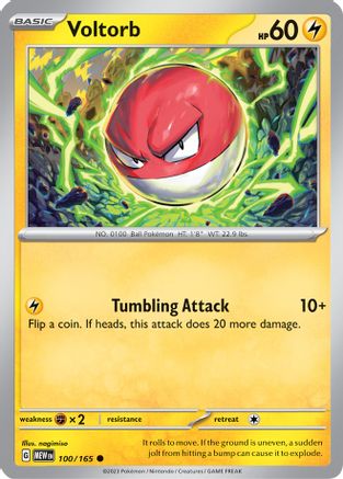 Voltorb 100/165 SV Scarlet & Violet 151 - Common