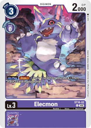 Elecmon (ST16-02) - Starter Deck 16: Wolf of Friendship