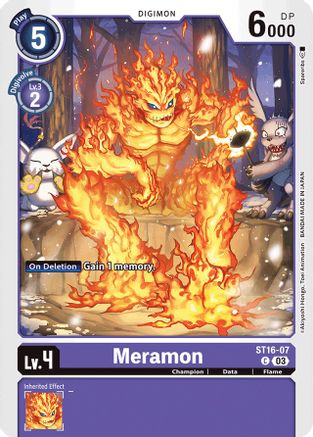 Meramon (ST16-07) - Starter Deck 16: Wolf of Friendship