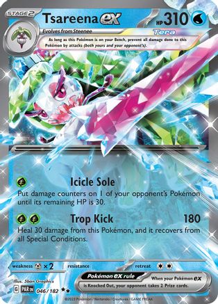Tsareena ex 046/182 - Holofoil SV04 Paradox Rift - Double Rare