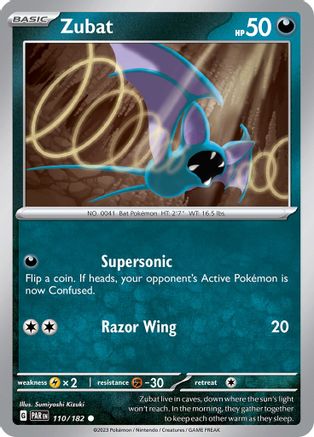 Zubat 110/182 SV04 Paradox Rift - Common