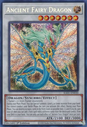 Ancient Fairy Dragon (Secret Rare) (RA01-EN030) - 25th Anniversary Rarity Collection 1st Edition