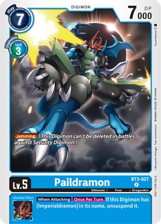 Paildramon (NYCC 2023 Demo Deck) (BT3-027) - Release Special Booster 1.0