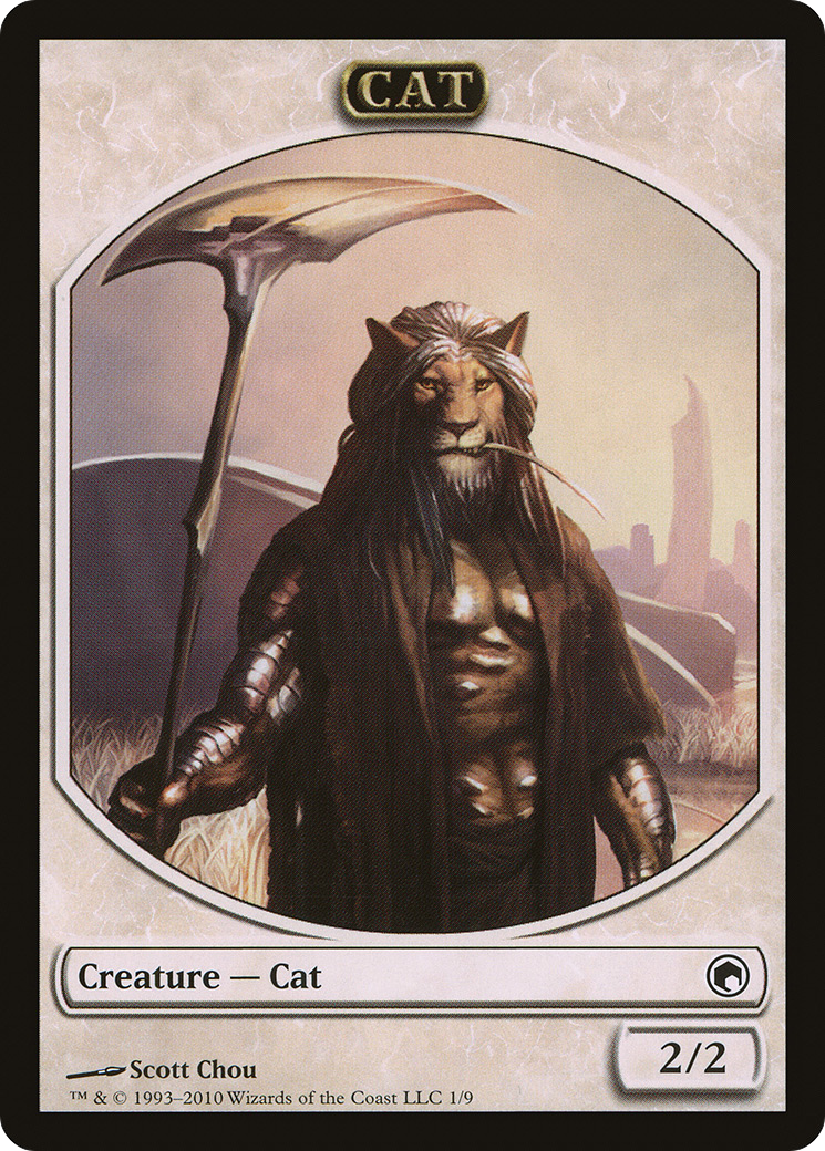 Cat (SOM-001) - Scars of Mirrodin Tokens