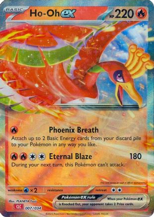 Ho-oh ex 007/034 - Holofoil Trading Card Game Classic - Classic Collection