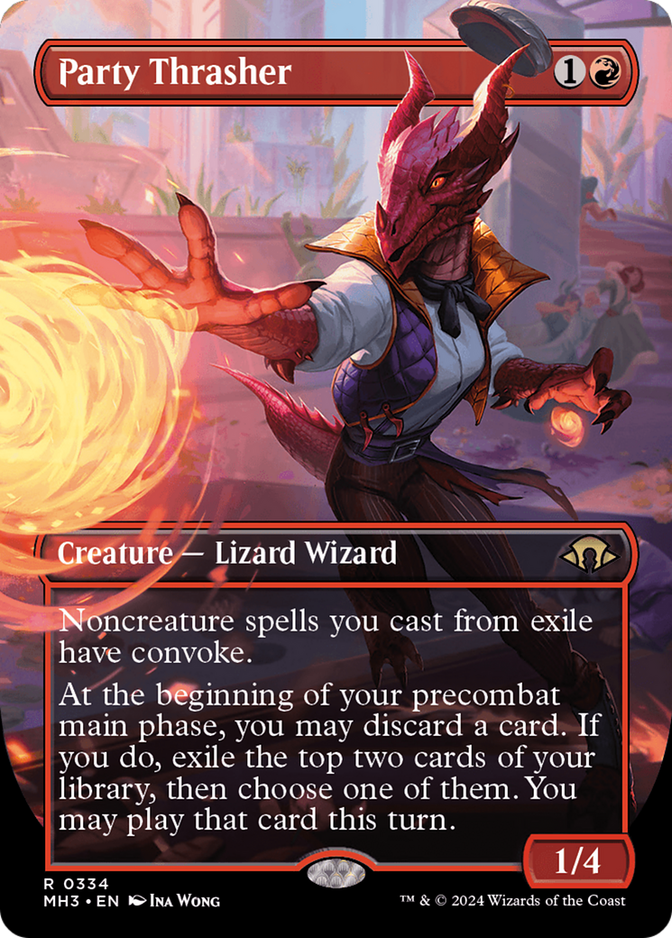 Party Thrasher (MH3-334) - Modern Horizons 3 (Borderless) Foil