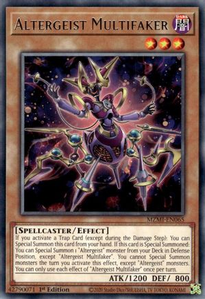 Altergeist Multifaker (MZMI-EN065) - Maze of Millennia 1st Edition