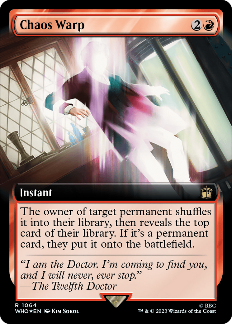 Chaos Warp (WHO-1064) - Doctor Who: (Extended Art) Foil