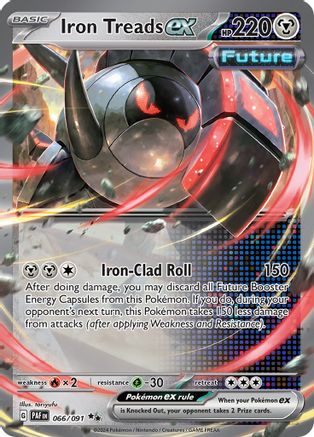 Iron Treads ex 066/091 - Holofoil SV Paldean Fates - Double Rare