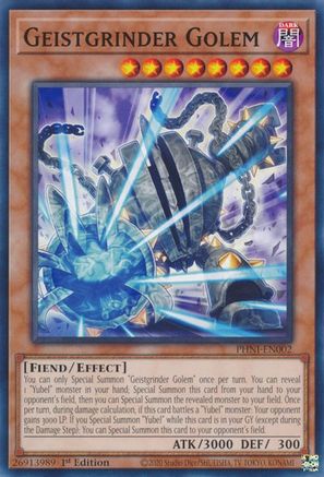 Geistgrinder Golem (PHNI-EN002) - Phantom Nightmare 1st Edition