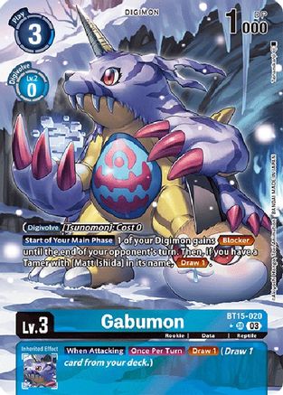 Gabumon (Alternate Art) (BT15-020) - Exceed Apocalypse Foil