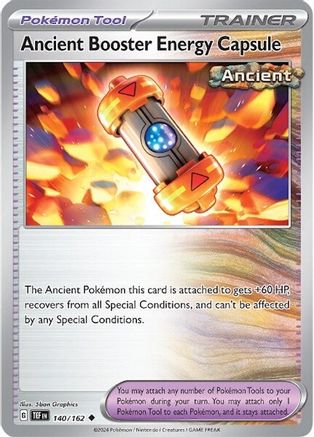 Ancient Booster Energy Capsule 140/162 - Reverse Holofoil SV05 Temporal Forces - Uncommon