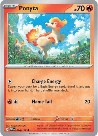 Ponyta 026/162 SV05 Temporal Forces - Common