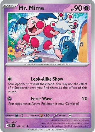 Mr. Mime 063/162 SV05 Temporal Forces - Common