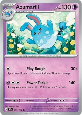Azumarill 065/162 SV05 Temporal Forces - Common