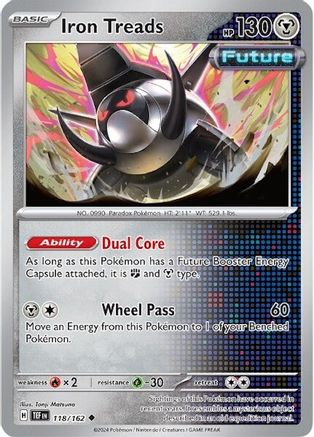 Iron Treads 118/162 - Reverse Holofoil SV05 Temporal Forces - Uncommon