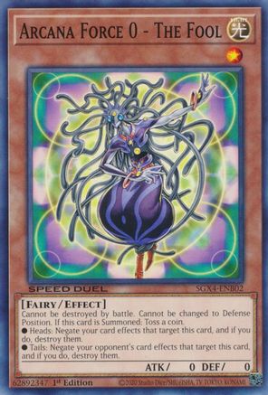 Arcana Force 0 - The Fool (SGX4-ENB02) - Speed Duel GX: Midterm Destruction 1st Edition