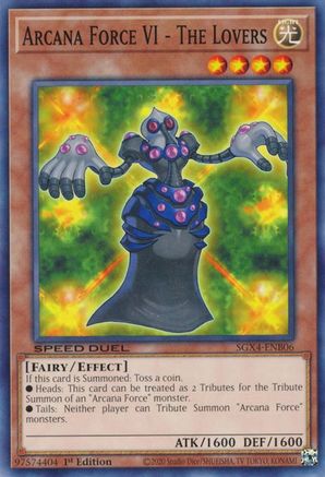 Arcana Force VI - The Lovers (SGX4-ENB06) - Speed Duel GX: Midterm Destruction 1st Edition