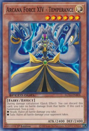 Arcana Force XIV - Temperance (SGX4-ENB08) - Speed Duel GX: Midterm Destruction 1st Edition