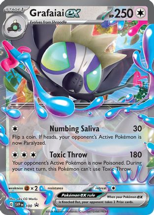 Grafaiai ex 100 - Holofoil SV Scarlet & Violet Promo Cards - Promo
