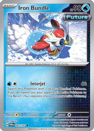 Iron Bundle 062/167 - Reverse Holofoil SV06 Twilight Masquerade - Uncommon