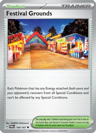 Festival Grounds 149/167 - Reverse Holofoil SV06 Twilight Masquerade - Uncommon