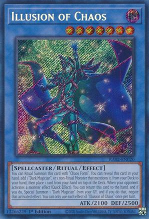 Illusion of Chaos (Secret Rare) (RA02-EN020) - 25th Anniversary Rarity Collection II 1st Edition