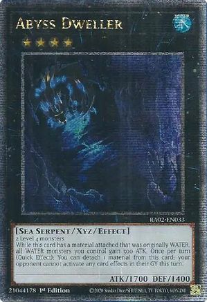 Abyss Dweller (Quarter Century Secret Rare) (RA02-EN033) - 25th Anniversary Rarity Collection II 1st Edition