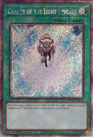 Charge of the Light Brigade (Platinum Secret Rare) (RA02-EN055) - 25th Anniversary Rarity Collection II 1st Edition