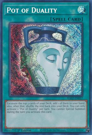 Pot of Duality (Secret Rare) (RA02-EN057) - 25th Anniversary Rarity Collection II 1st Edition