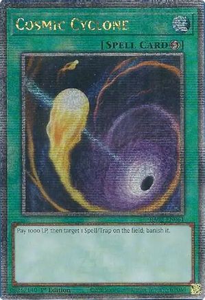 Cosmic Cyclone (Quarter Century Secret Rare) (RA02-EN061) - 25th Anniversary Rarity Collection II 1st Edition