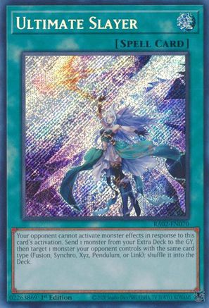 Ultimate Slayer (Secret Rare) (RA02-EN070) - 25th Anniversary Rarity Collection II 1st Edition