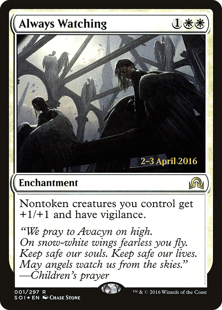 Always Watching (PRE-01S) - Shadows over Innistrad Promos Foil