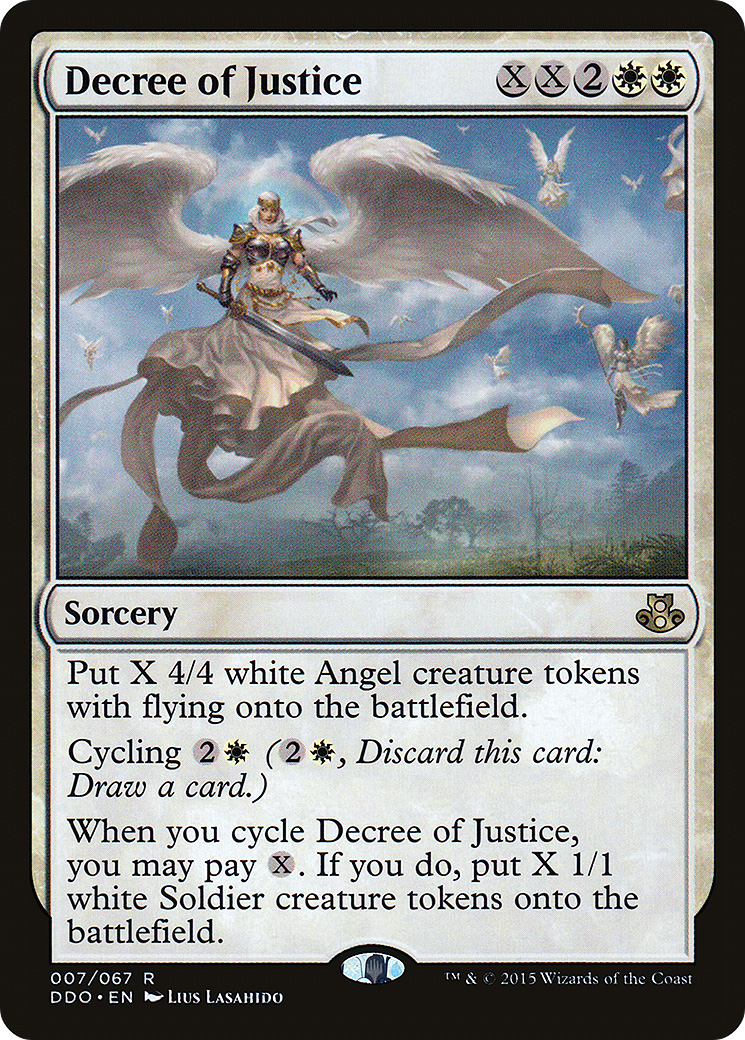 Decree of Justice (DDO-007) - Duel Decks: Elspeth vs. Kiora