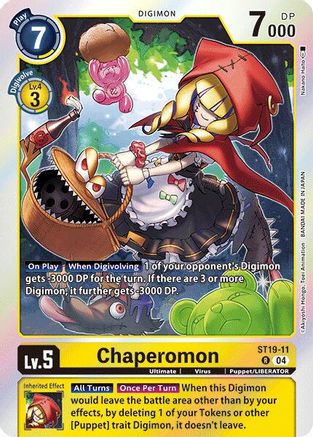Chaperomon (ST19-11) - Starter Deck 19: Fable Waltz Foil