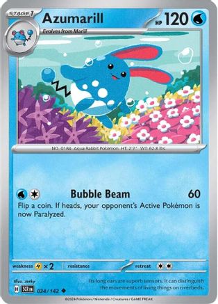 Azumarill 034/142 SV07 Stellar Crown - Uncommon
