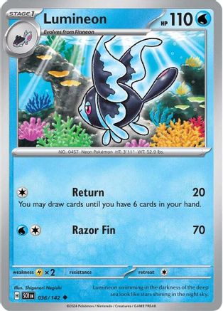 Lumineon 036/142 SV07 Stellar Crown - Uncommon