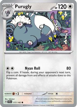 Purugly 117/142 SV07 Stellar Crown - Common