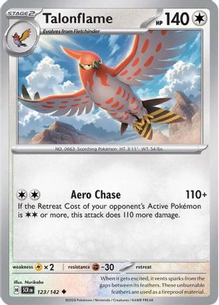Talonflame 123/142 SV07 Stellar Crown - Uncommon