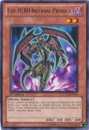 Evil HERO Infernal Prodigy (LCGX-EN031) - Legendary Collection 2 1st Edition
