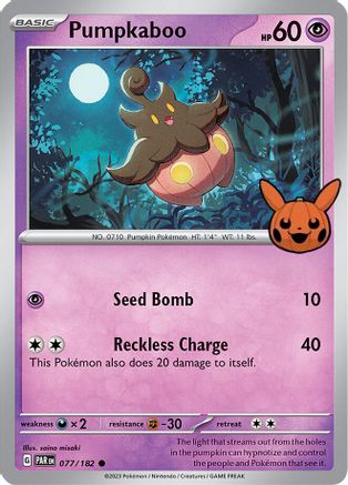 Pumpkaboo 077/182 Trick or Trade BOOster Bundle 2024 - Common