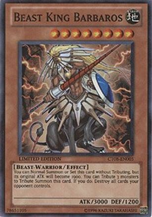 Beast King Barbaros (CT08-EN005) - 2011 Collectors Tins Limited