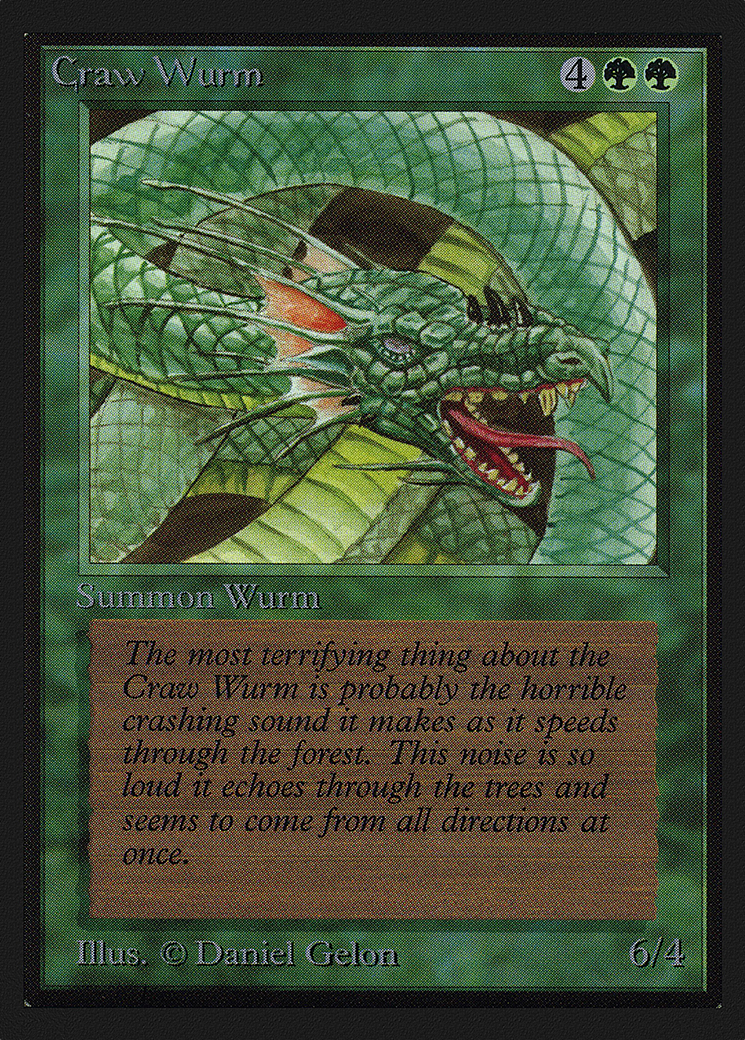 Craw Wurm (IED-191) - Intl. Collectors' Edition