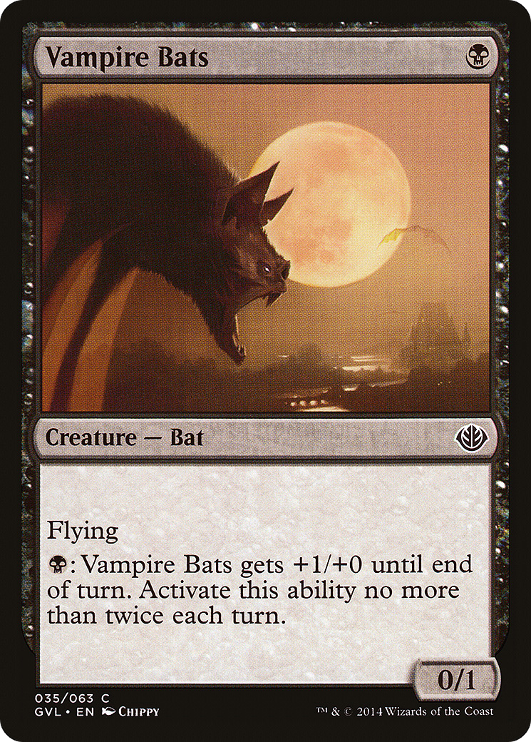 Vampire Bats (DD3-035) - Duel Decks Anthology: Garruk vs. Liliana