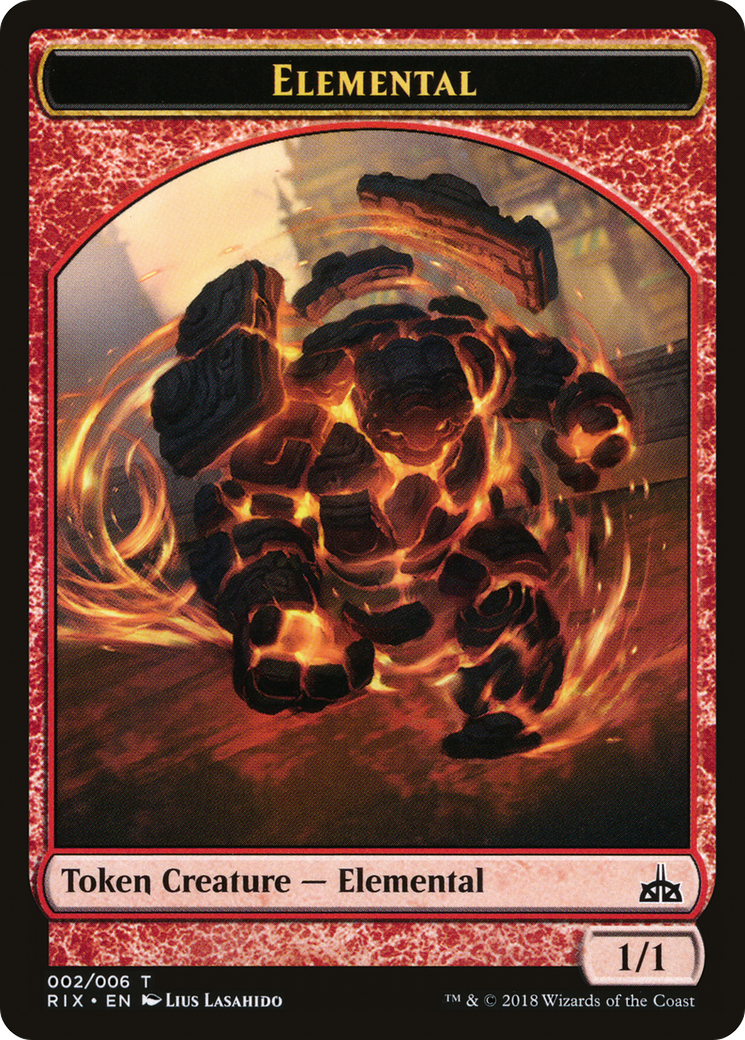 Elemental (RIX-002) - Rivals of Ixalan Tokens