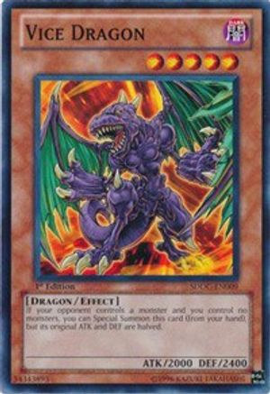 Vice Dragon (SDDC-EN009) - Structure Deck: Dragons Collide 1st Edition