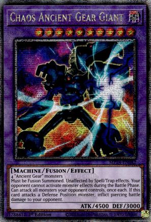 Chaos Ancient Gear Giant (Quarter Century Secret Rare) (MP24-EN042) - 25th Anniversary Tin: Dueling Mirrors 1st Edition